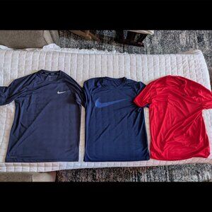 3 Nike DRI-FIT Athletic Shirts